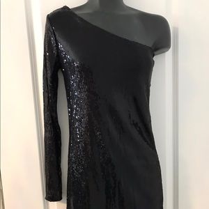 Off the shoulder black dress size small